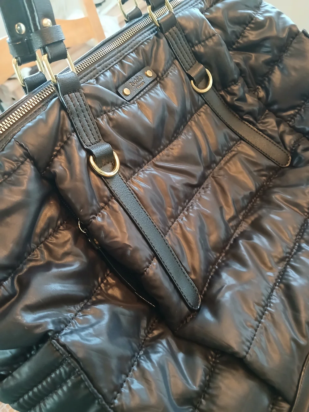 Tutiko New York Quilted Tote Bag – Black Shoulder Bag
